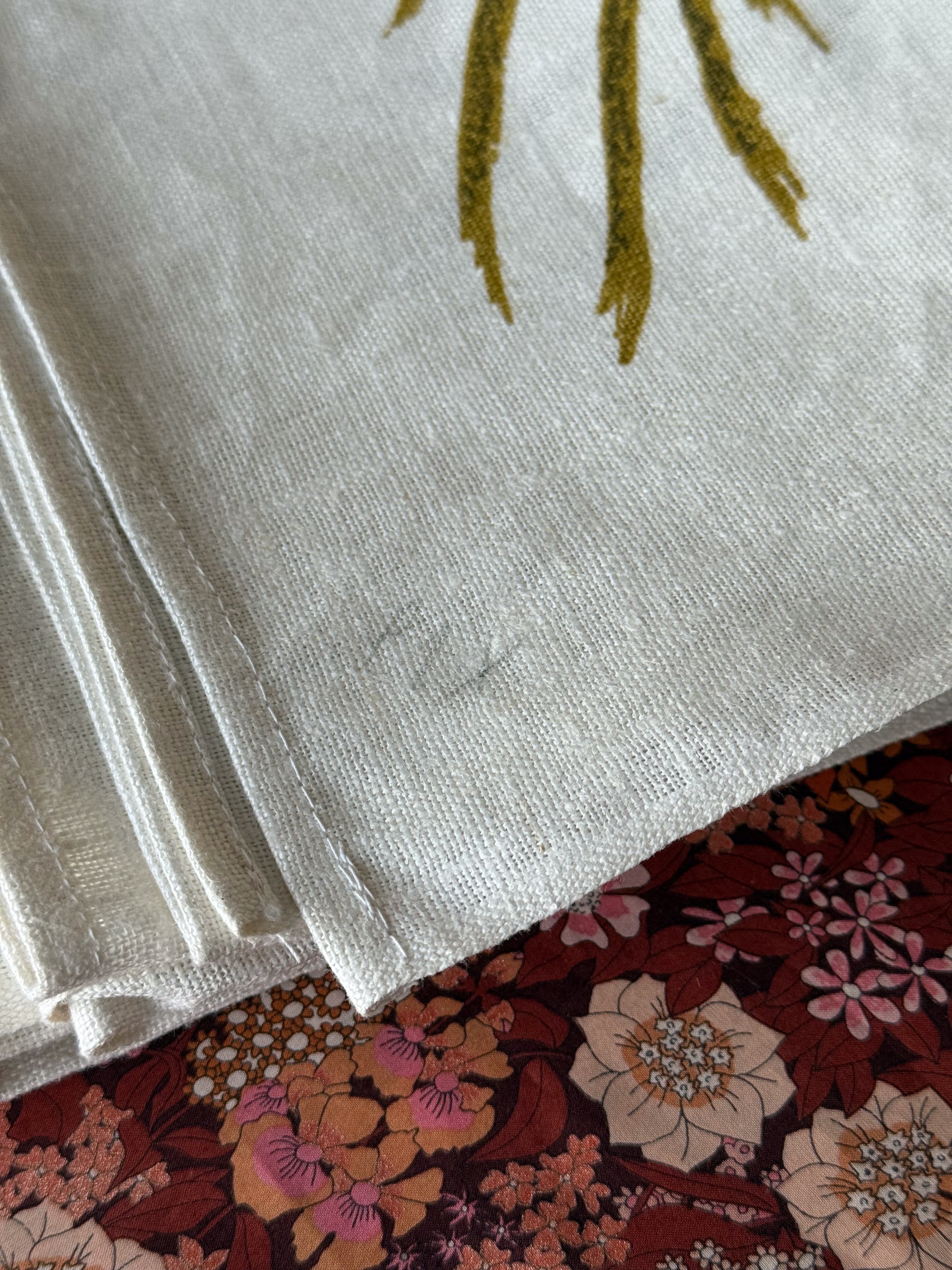 Vintage, linen tablecloth