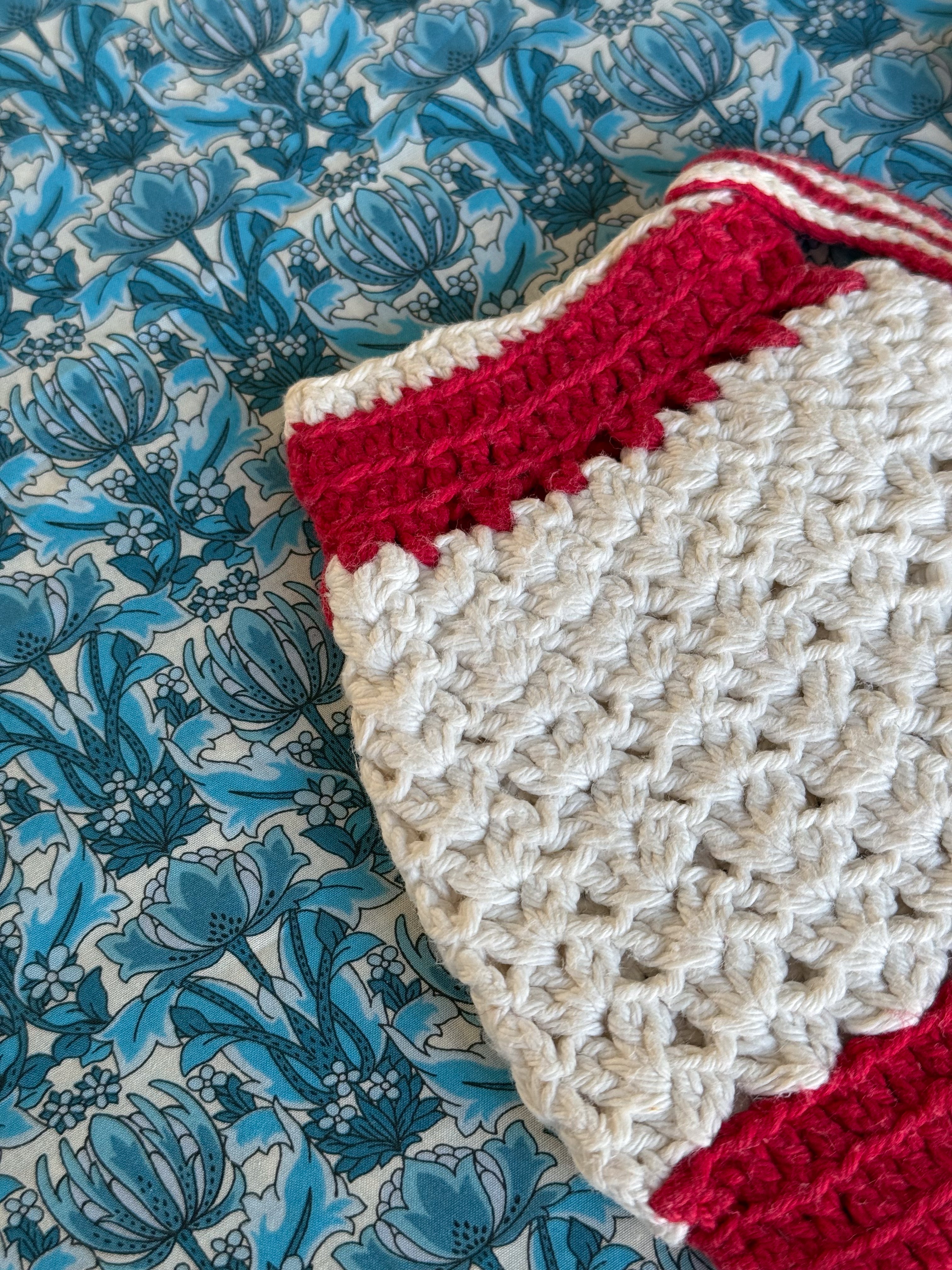 Crocheted potholders