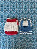 Crocheted potholders
