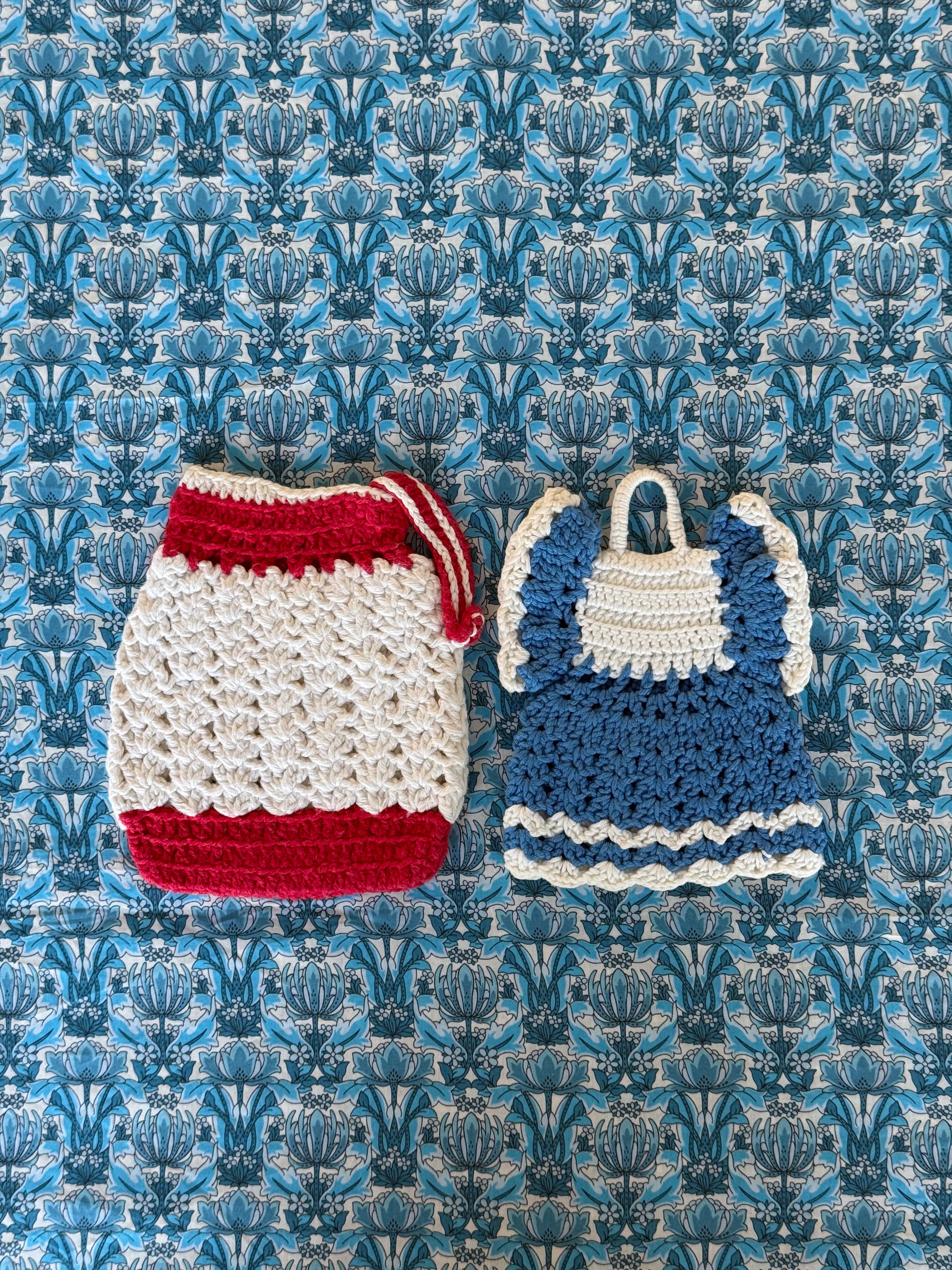Crocheted potholders