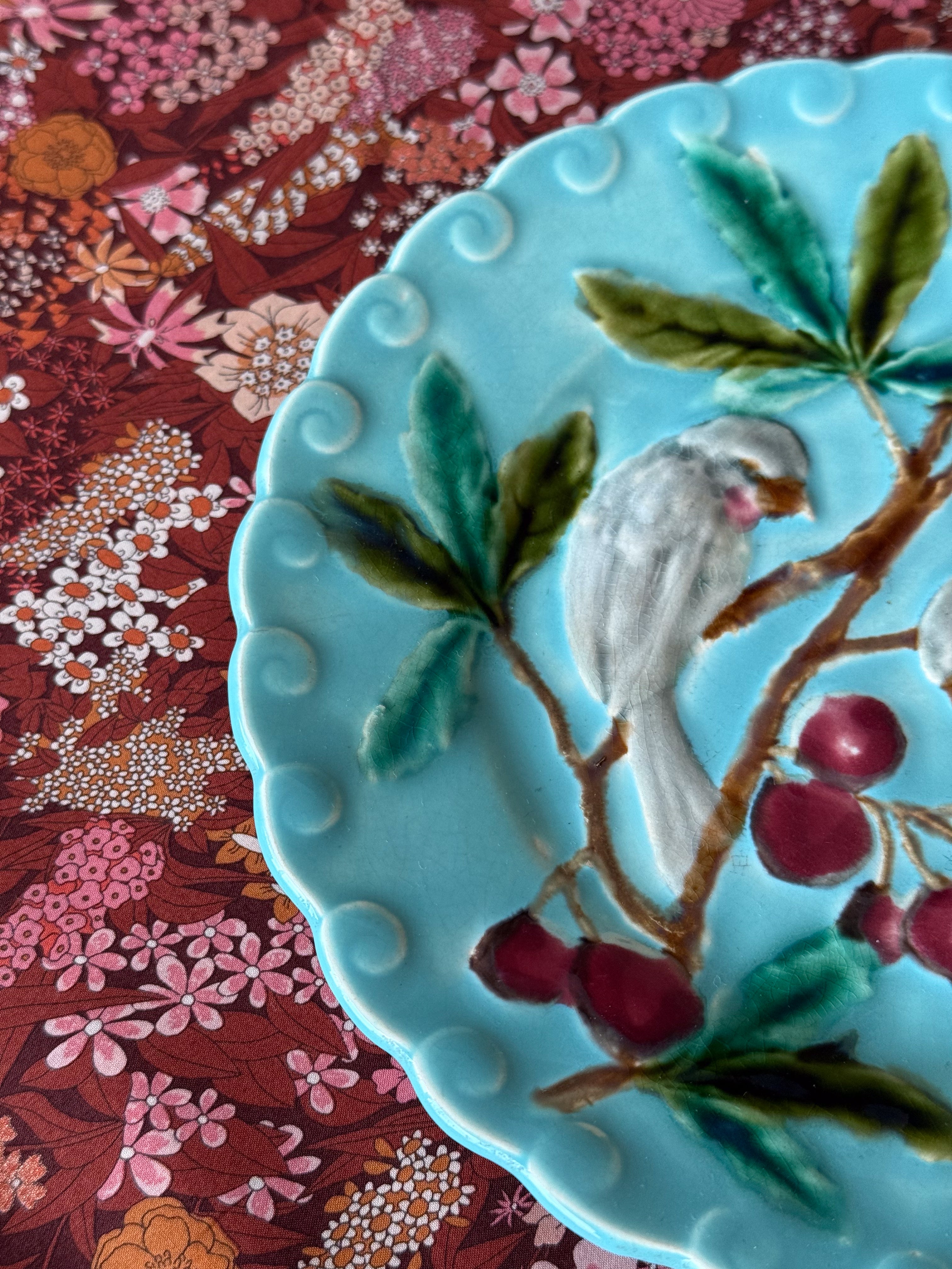 Antique French Faience plate