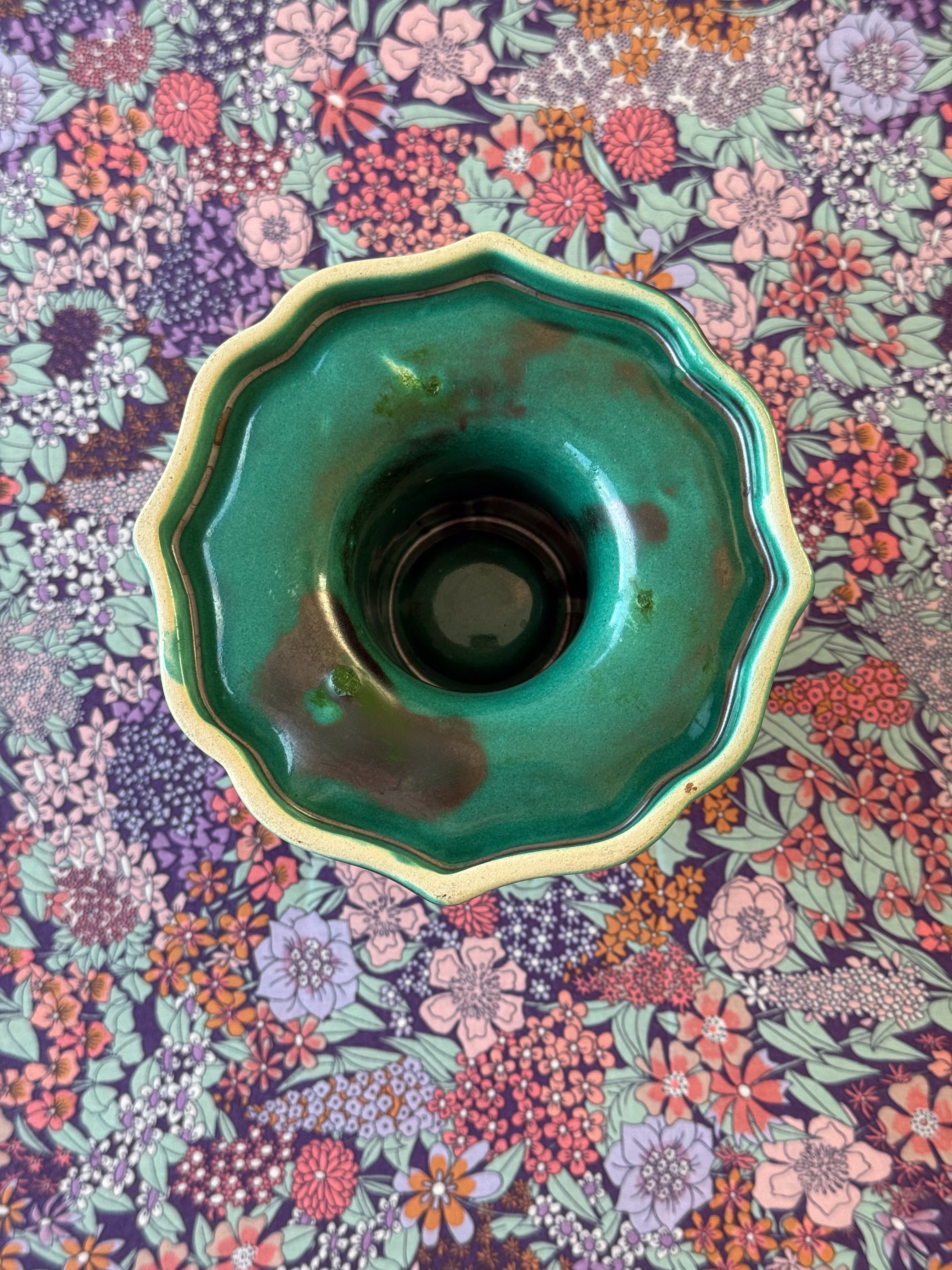 Art Deco candle holder, Uppsala Ekeby