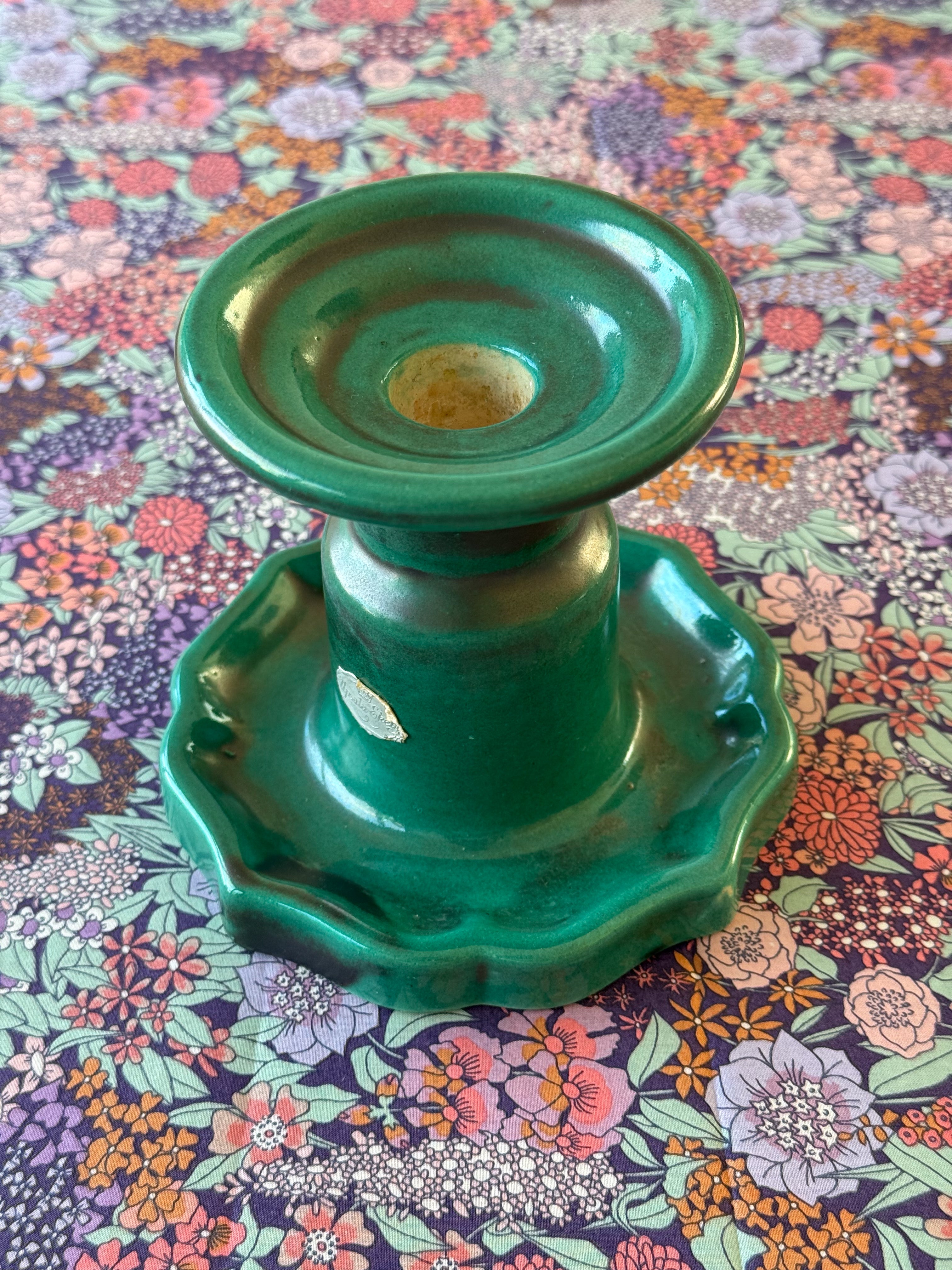 Art Deco candle holder, Uppsala Ekeby