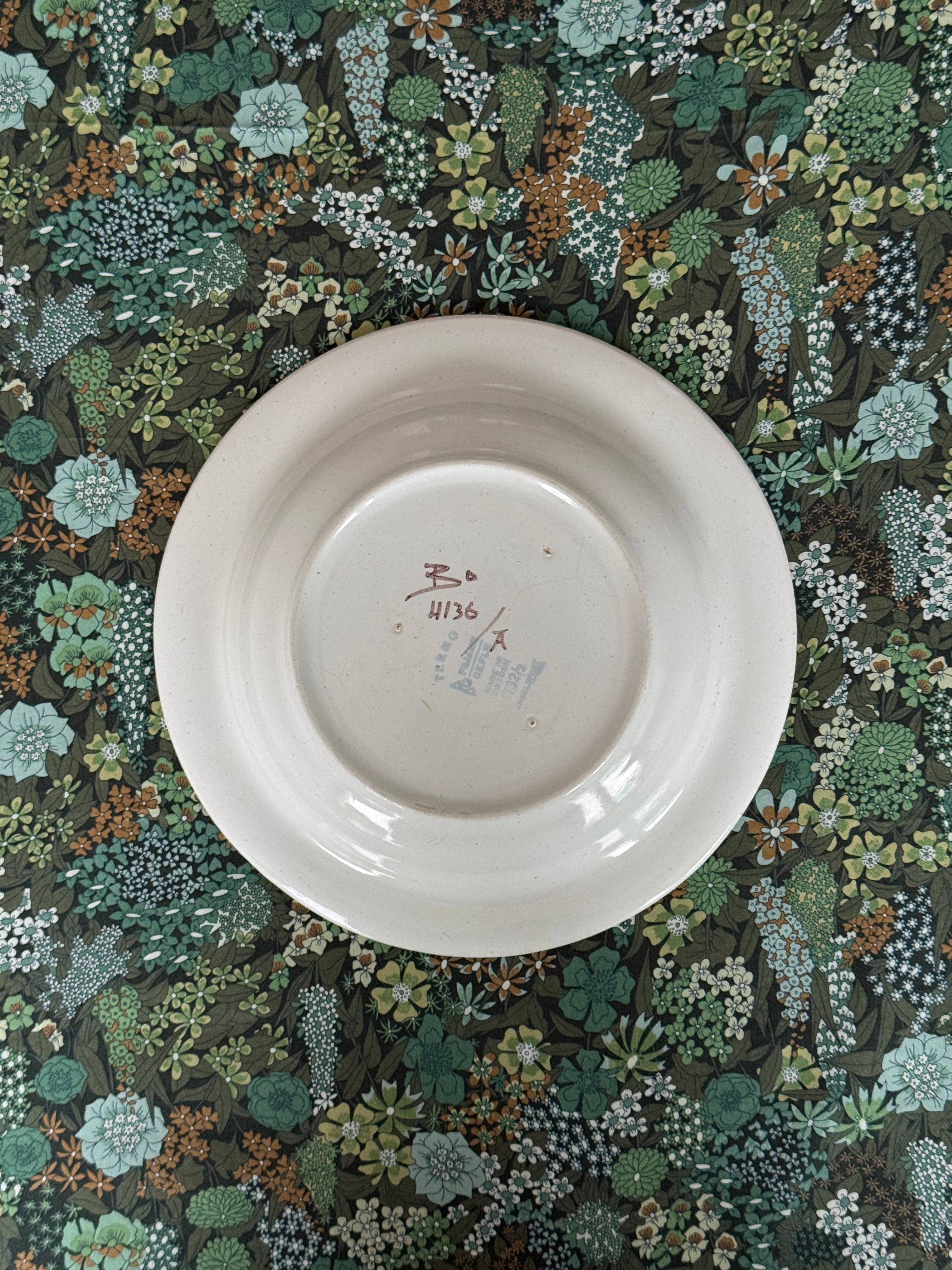 Plate, Bo Fajans, Gefle