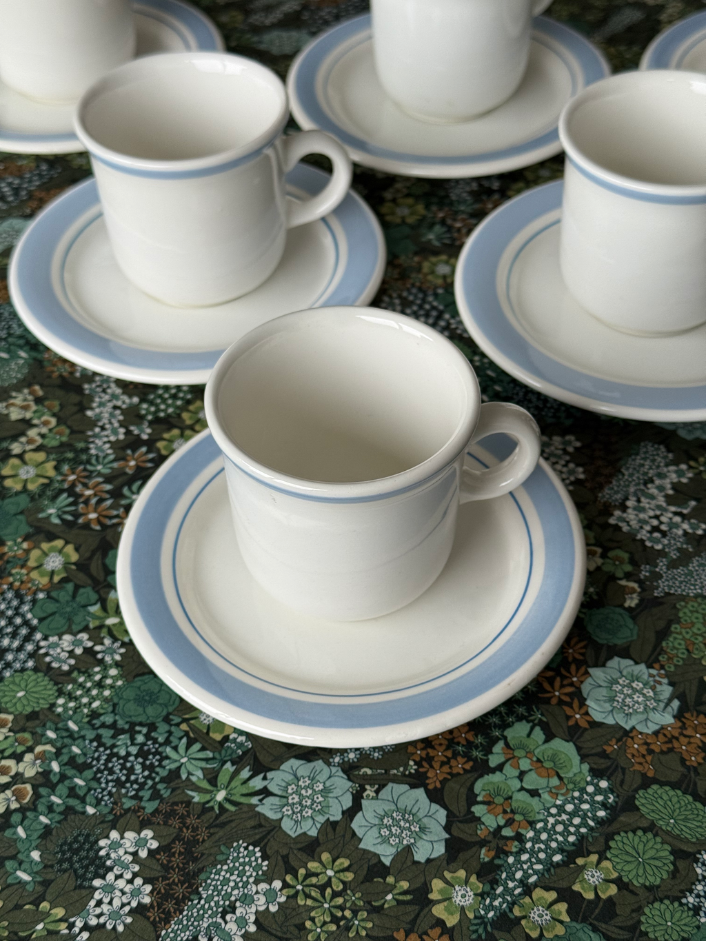Six coffee cups, italian design