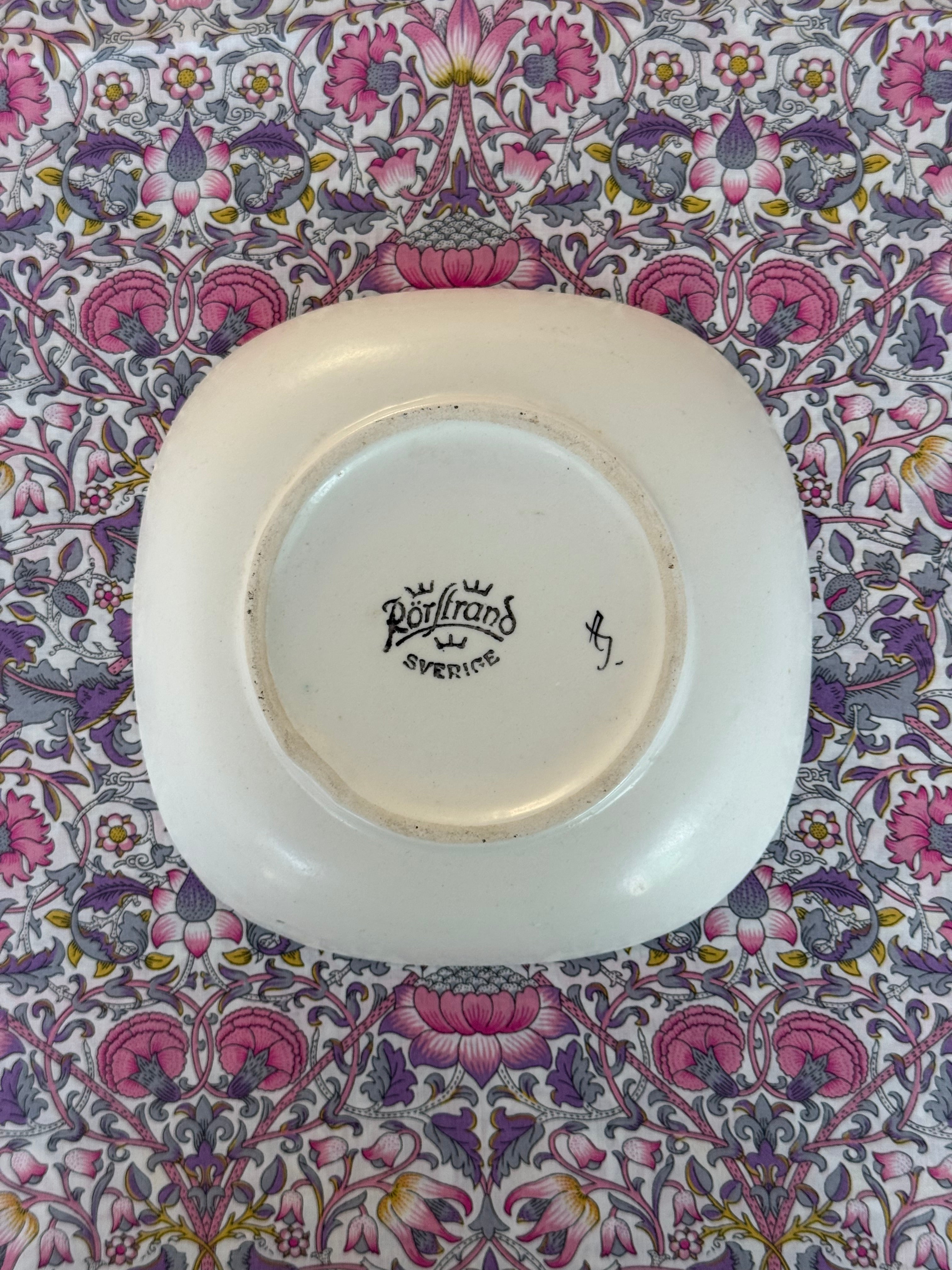 Porcelain plate, Rörstrand