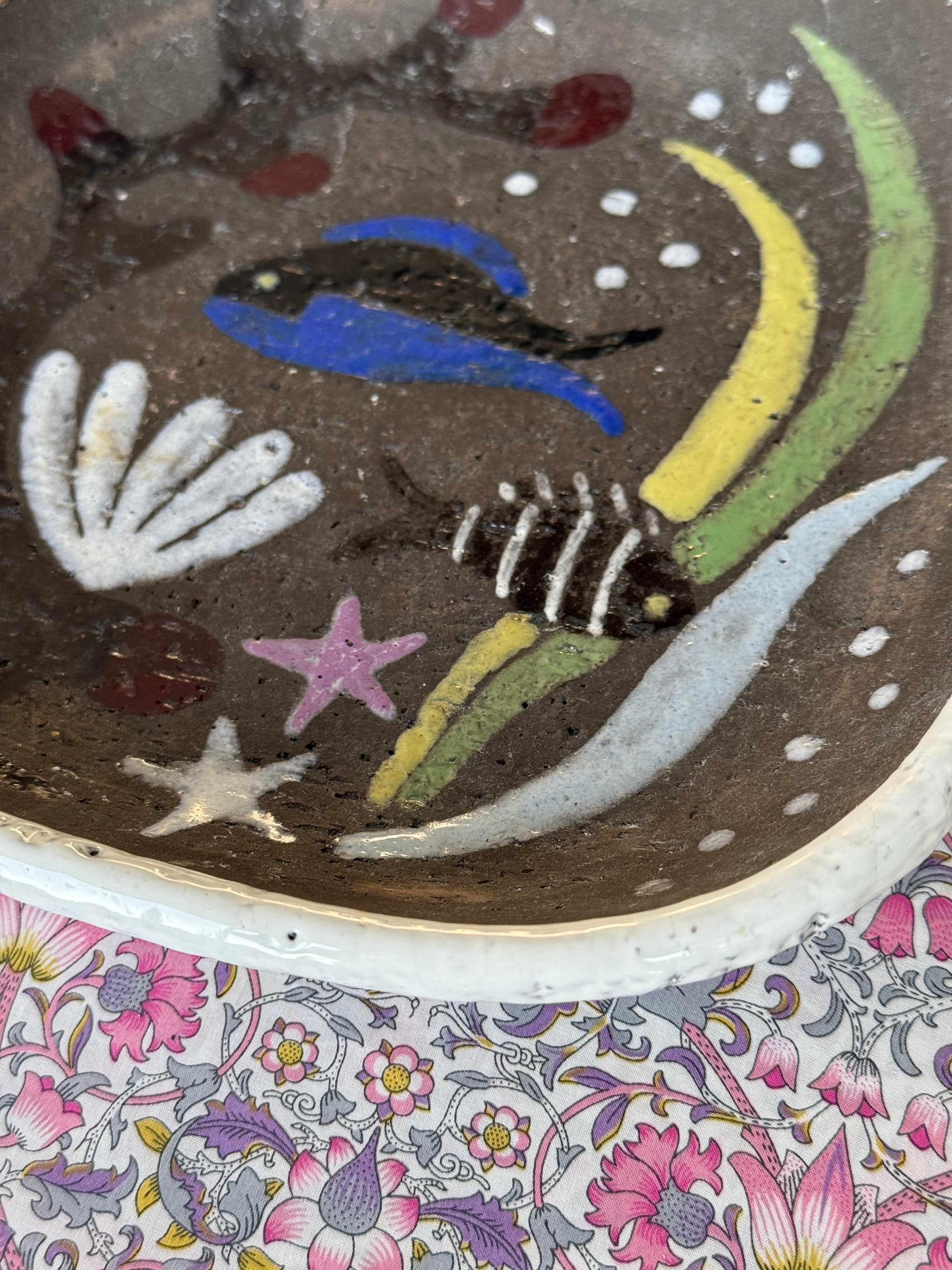 Plate, Uppsala Ekeby, Havsflora