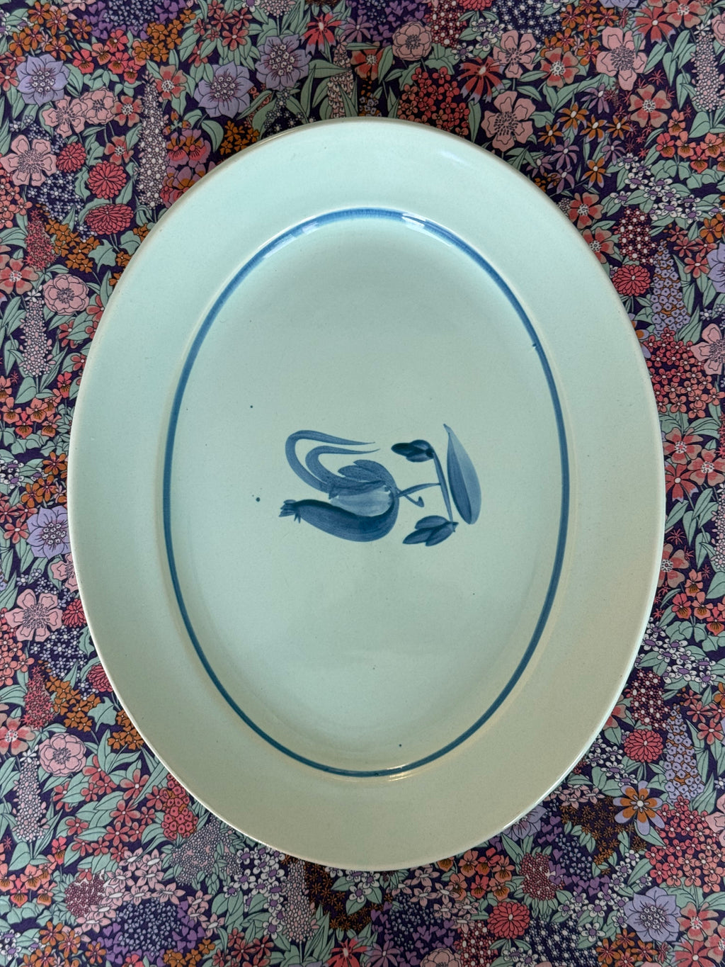 Serving plate, "Tuppservisen" by Bo Fajans