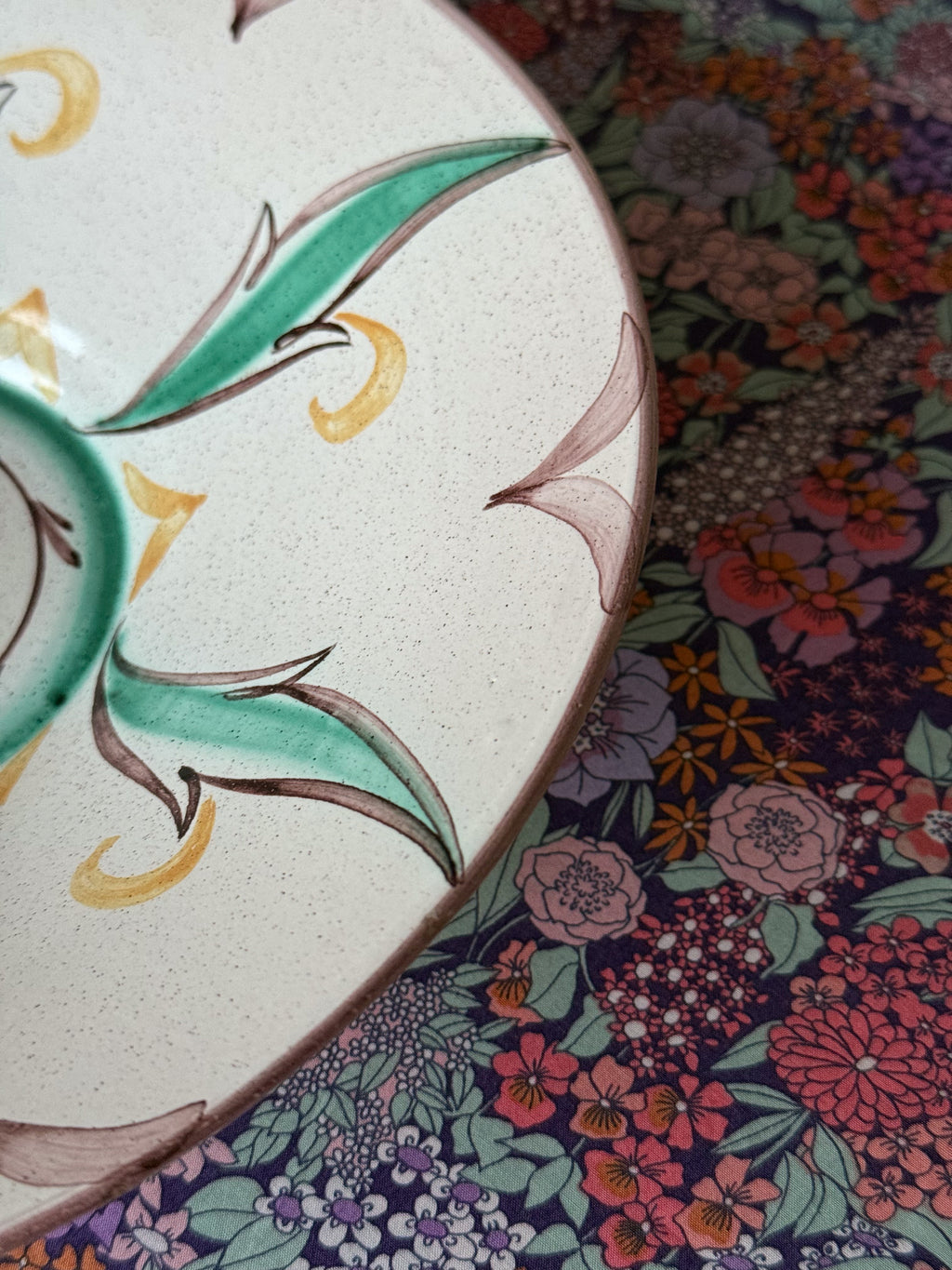 Handpainted bowl, Bo Fajans, Gefle