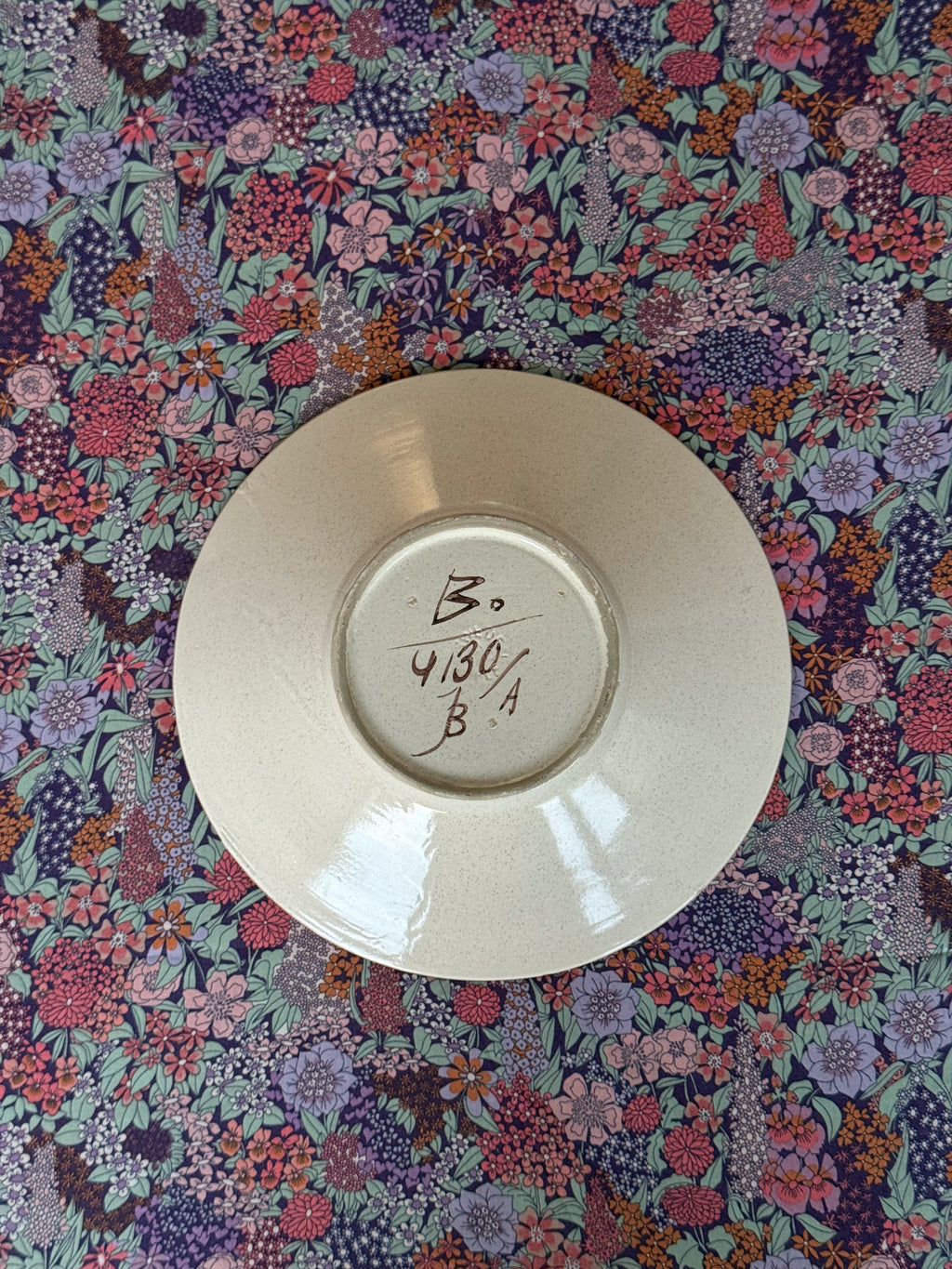 Handpainted bowl, Bo Fajans, Gefle