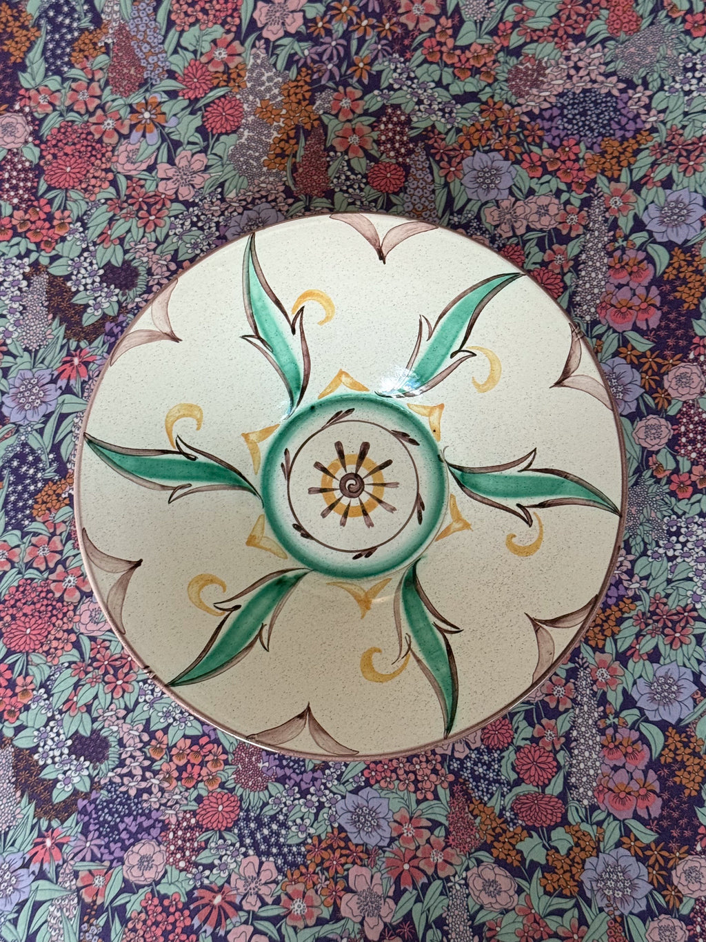 Handpainted bowl, Bo Fajans, Gefle