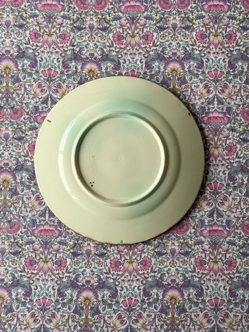 Assiette, Majolica, early 1900s