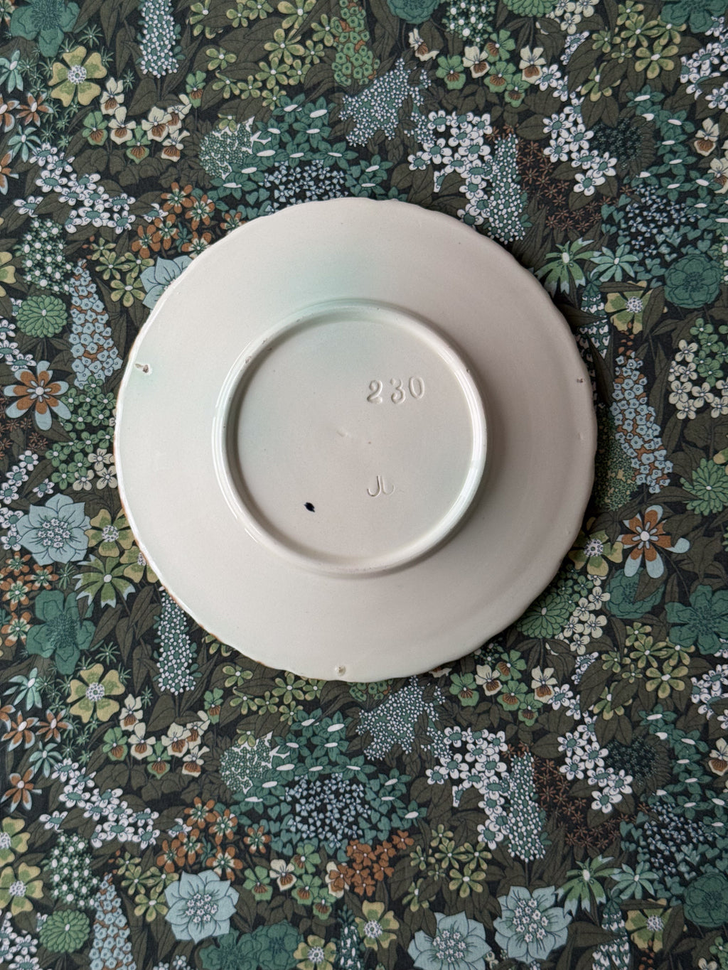 Assiette, Majolica, early 1900s